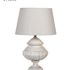 Helen Classic White Wash Table Lamp