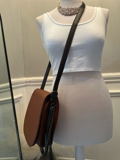 Brown crossbody bag