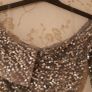 Silver Sequin Off shoulder Maxi Dress Image 5