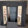 Two matching tiled cast iron fireplace inserts Image 2