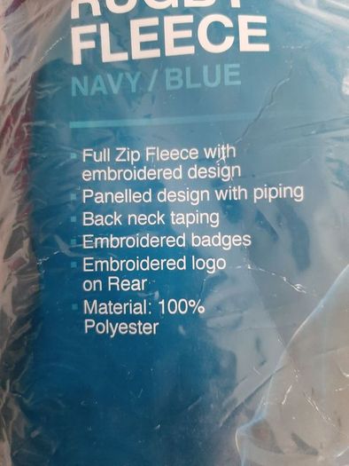 New leinster fleece in wrapping with tags