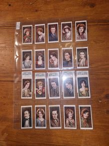 Wills Cigarette cards complete Cinema Stars  series