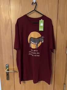 Brand New Funny Hairy Baby Donkey Pronouns Cotton T-Shirt L