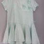 Ted Baker baby Girls mint peplum top with butterfly & matching leggings Age 6-12 months EUC Image 2