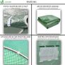 Polytunnel Greenhouse 3x2x2m 6m Squared Poly Tunnels Gardening Walk In Pollytunnel Tent with Steel Frame (FREE POSTAGE) Image 4