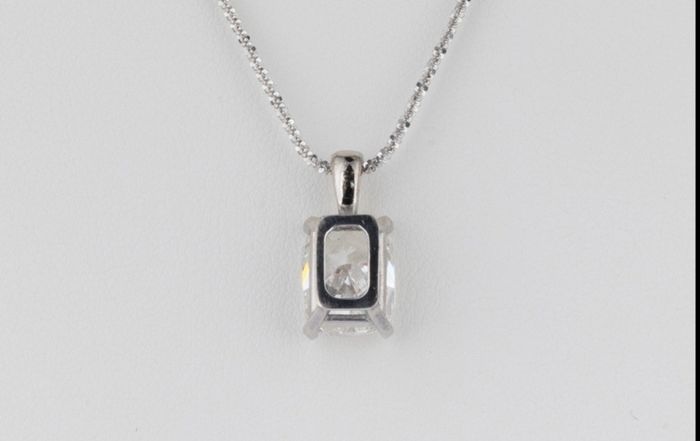 Diamond Cushion Pendant