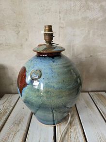 Table Lamp Irish Pottery