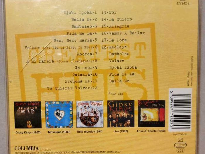 2 CD The Gipsy Kings - Greatest Hits and The very best. VG condition.