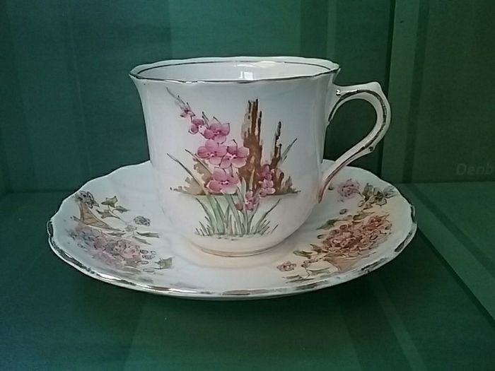Mis-match China Cup & Saucer