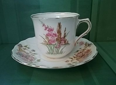 Mis-match China Cup & Saucer