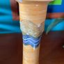 Pair studio pottery candlesticks by Irish ceramicist Belinda Brayshaw Image 5