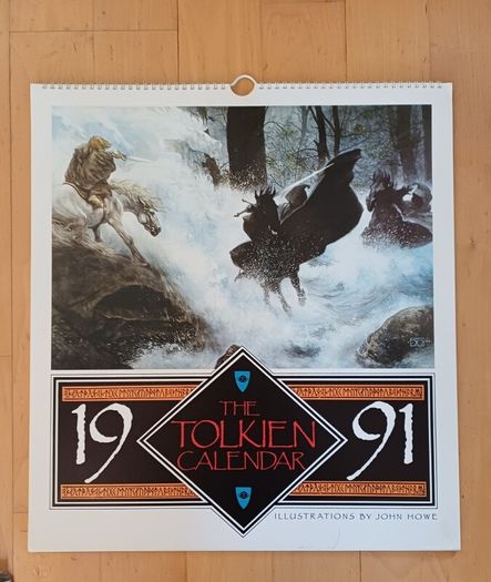 JRR TOLKIEN Six Vintage Calenders