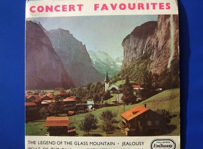CONCERT FAVOURITES (extended play vinyl single 1961) various classical music x 4 (excellent condition throughout)