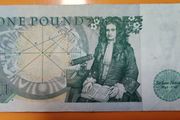 Bank of England 1 Pound banknote Queen Elizabeth II