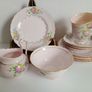 Vintage china tea set, Tuscan china , pink china lot Image 3