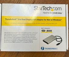 Thunderbolt to Dual DisplayPort Adapter