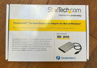 Thunderbolt to Dual DisplayPort Adapter
