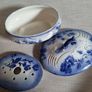 Antique C1890'  "Glorie De Dijon" Soap Dish Image 6