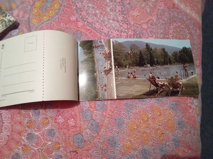 vintage europe post card and photo books x 4