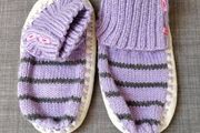 Brand new handmade slippers size 4 1/2 - 5