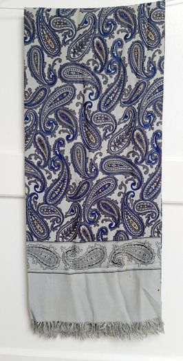 Vintage Kingston's of Dublin paisley scarf