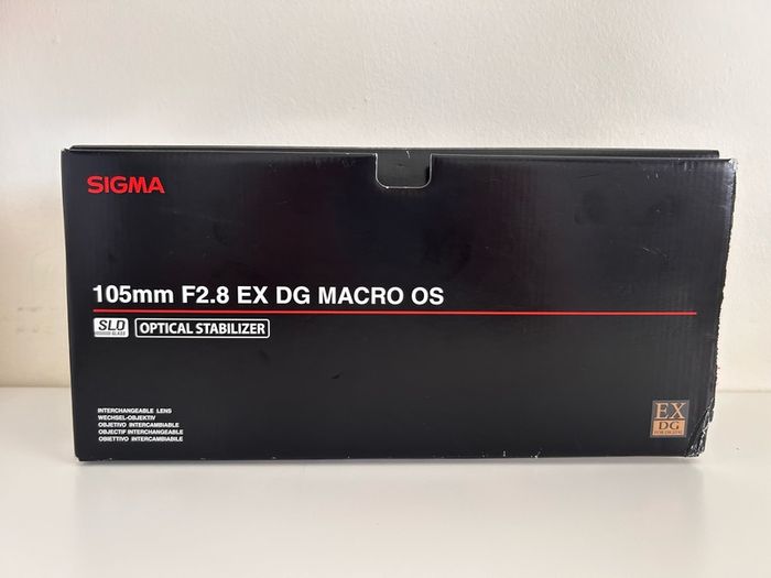 Sigma 105mm F2.8 Ex Dg Macro Os Hsm Lens