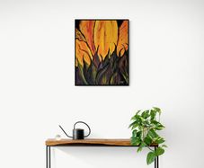 Original hand paint picture, painting by Strzala