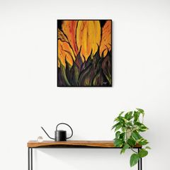Original hand paint picture, painting by Strzala