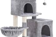 Cat Tree, 147 cm cat tower, Multi-Leve cat condo MULTIPLE COLOURS (FREE POSTAGE)