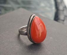 Vintage Ladies Teardrop Ring Sterling 925 Silver