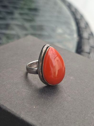 Vintage Ladies Teardrop Ring Sterling 925 Silver