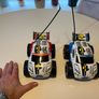 Perfectly working Twin set of Nikko Nano Vaporizr 2 remote controlled race cars- battery included- ready to use. Image 6