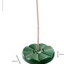 Green Plastic Disc Swing with Rope Silky and Weather Resistant Image 8