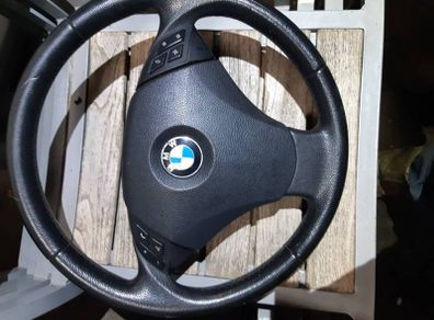 Genuine Bmw 5 Series E60  Lci Se Steering Wheel And Bag