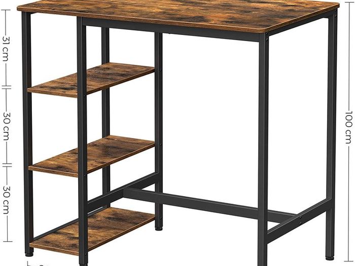 Bar Table With 3 Shelves- Free Delivery Nationwide