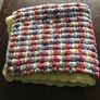 Pom Pom Hand Made Baby Blanket Image 3