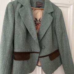 Green (Tweed style) Blazer