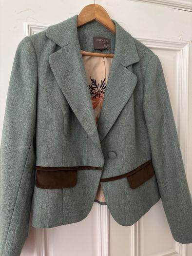 Green (Tweed style) Blazer