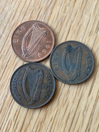 Penny Coins x 190 1928-1968