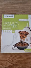 Brand New Zoofari Collapsible Travel Pet Bowl, 0.75L