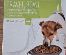 Brand New Zoofari Collapsible Travel Pet Bowl, 0.75L