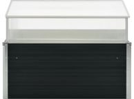 main image for ad Greenhouse Anthracite 100x100x77 cm Galvanised Steel