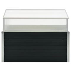 Greenhouse Anthracite 100x100x77 cm Galvanised Steel