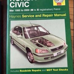 Haynes manual Honda Civic 1995 -2000 perfect condition