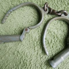 Antique 19th Century Handcuffs without Key