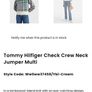 Tommy Hilfiger - Warm Cotton Wool Check Jumper - Size M UK 12  - BNWT RRP 210 Image 7