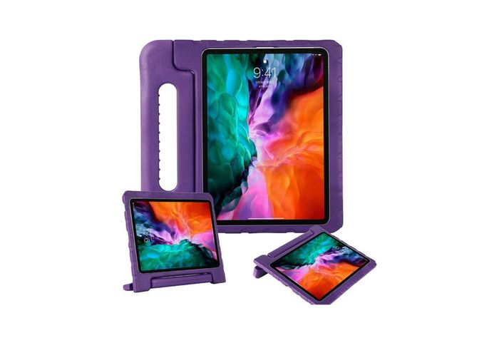 For iPad Pro 11 2018 Case Kids Shockproof Tablet Smart Cover Handle Stand EVA New Purple - FHT19IPTK1