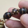 Vintage Himalayan Tibetan Treasure Vase & Stripe Pattern & Dotted Quartz Bracelet Image 10