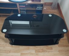 Tempered Glass Tv Stand