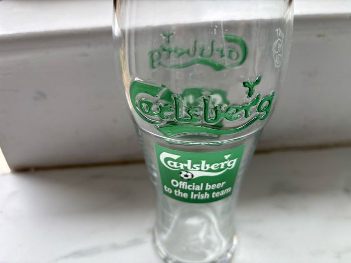 Carlsberg Irish team 1 pint glass